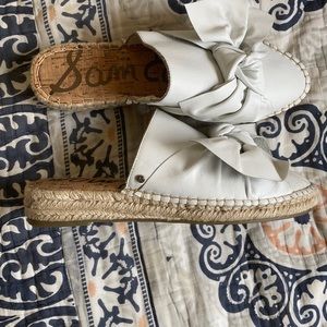 Sam Edelman Bow Espadrille Slides